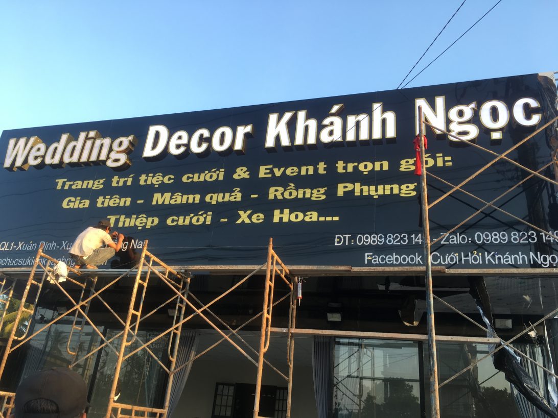 Thiết Kế, Thi Công Bảng Hiệu Quảng Cáo Giá Rẻ Tại Đồng Nai