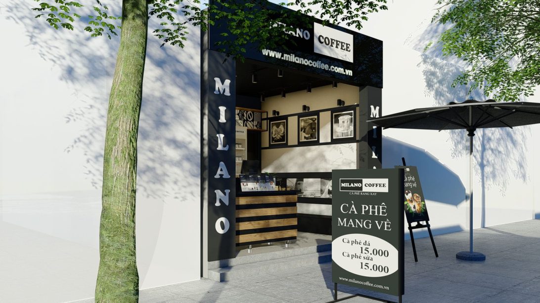 Thiết Kế, In Bảng Hiệu, Hộp Đèn Quán Cafe Tại Long Khánh